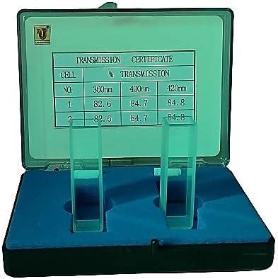 LABART™ Quartz Cuvette (Pathlength: 10mm, Volume: 3.5ml with PTFE Cover ...