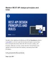 Image result for REST API Design Principles