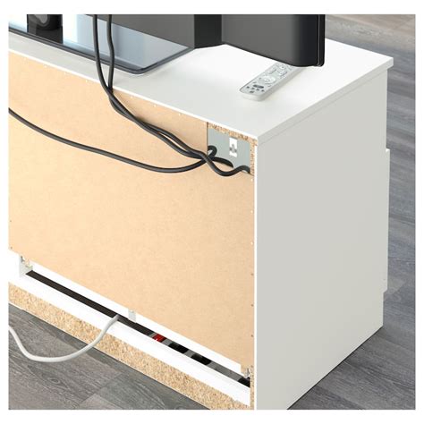 BRIMNES TV bench, white, 120x41x53 cm - IKEA