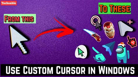 How to Add Custom Cursor Windows 1.0 的图像结果