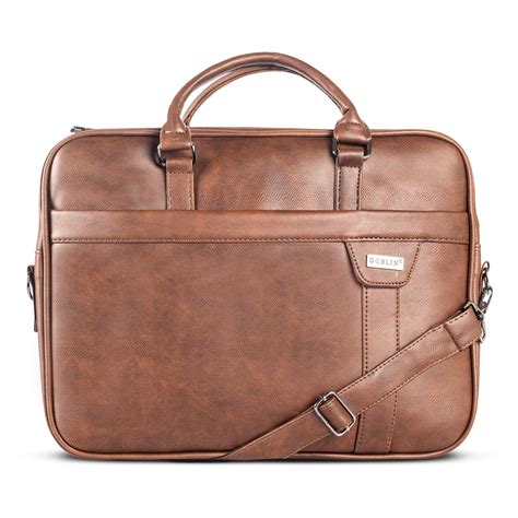 Goblin Taigun Cruelty-Free Leather Office Bag with Adjustable ...