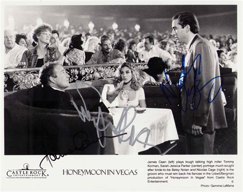 Honeymoon In Vegas Cast Signed Photograph Auction