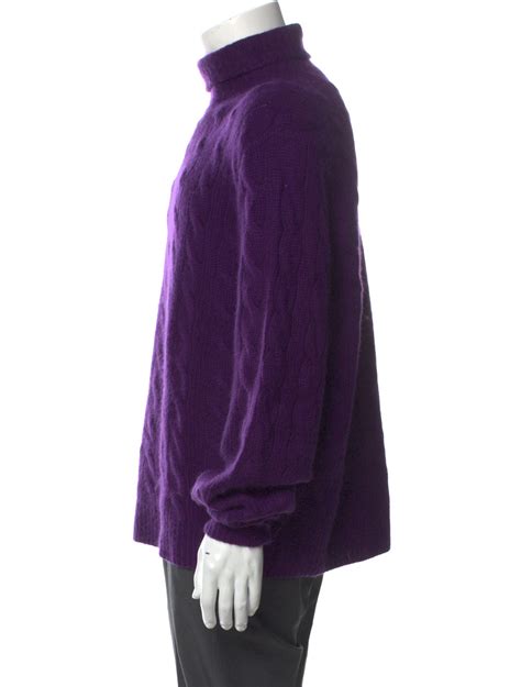 Ralph Lauren Purple Label Cashmere Turtleneck Pullover - Purple ...