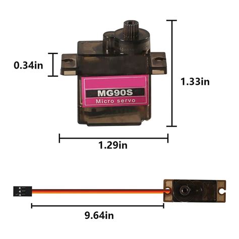 MG90S 360 Degree Plastic Servo Motor– Buy Online India - KitsGuru