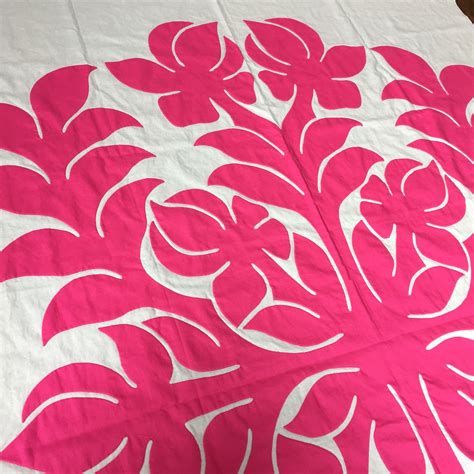 パターン White Ginger (137) | Shells Hawaiian Quilt