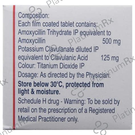 Moxclav 625 Tablet: View Uses, Side Effects, Price and Substitute ...