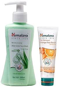 Buy Himalaya Moisturizing Aloe Vera Face Wash, 200ml & Tan Removal ...