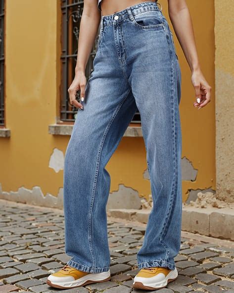 Buy Mid Blue Jeans & Jeggings for Women by Shein Online | sheinindia.in