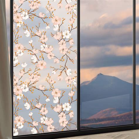 Buy CVANU Privacy Frosting Film - Printed Window Sticker, Frosted Vinyl ...