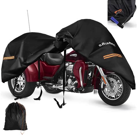 Trike Motorcycle Cover, Covers for 3 Wheel Motorcycle Waterproof Outdoor Storage, Heavy Duty ...