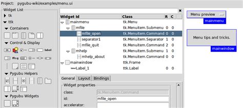 Image result for Pygubu Designer Tutorial