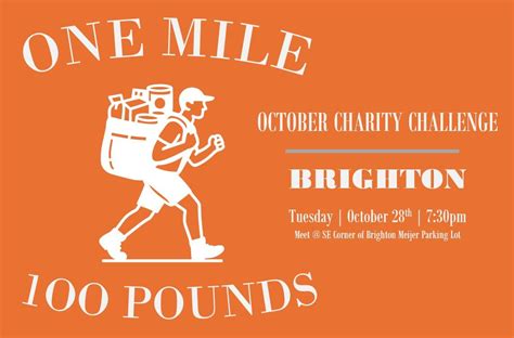 One Mile, 100 Pounds: Ruck for a Cause, 8650 W Grand River Ave, Meijer ...
