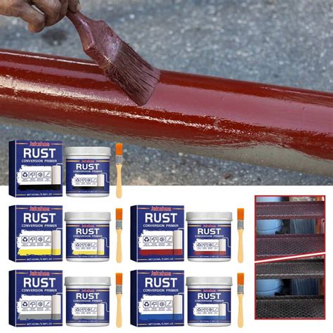 Jakehoe Metal Surface Rust Conversion Primer Kit - Low Odor, Citric ...