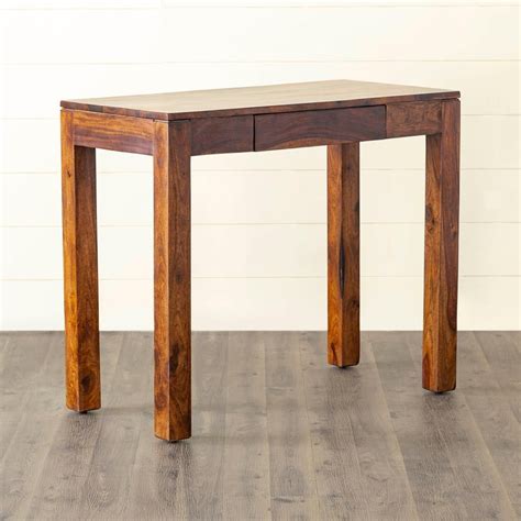 Buy Helios Swastik Sheesham Wood Study Desk - Brown from Helios by Home ...