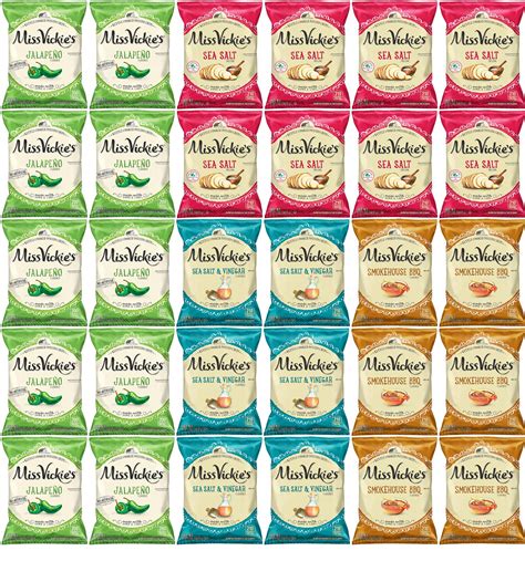 Buy Miss Vickie's Potato Chips Variety Pack - Kettle Cooked Bulk ...