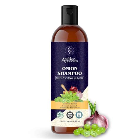 Aadidev Ayurveda Onion Shampoo for Hair Growth; Hair fall & Dandruff ...