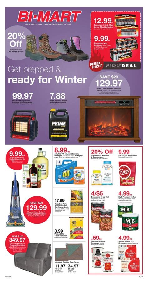 Bi Mart Weekly Ad Nov 7 - Nov 13, 2019