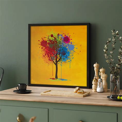 Full Of Colored Modern Art Tree – Ritwikas