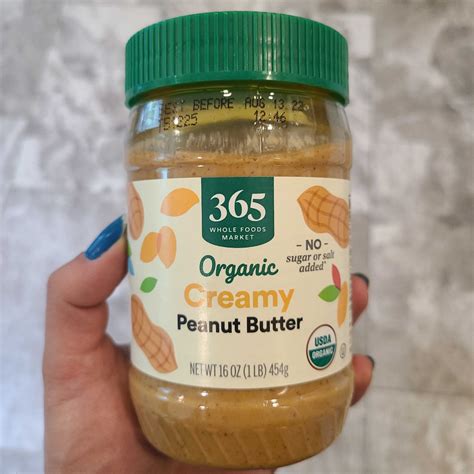 Organic Creamy Peanut Butter from 365 Whole Foods Market - Vegan ...