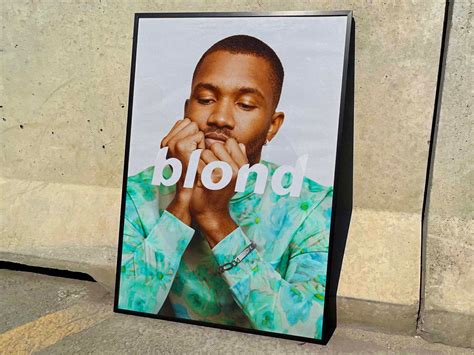 Frank Ocean Blonde Album Cover Poster 10 | Inspire Uplift