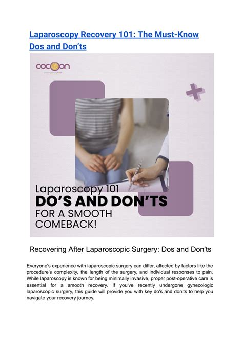 Image result for Laparoscopy Recovery