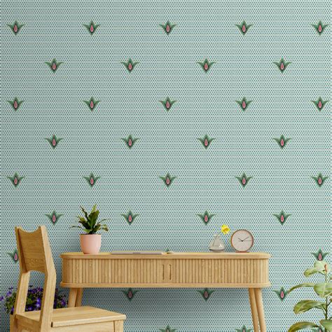 Indian Motif Look Wallpaper for Rooms, Olive Green | lifencolors – Life ...