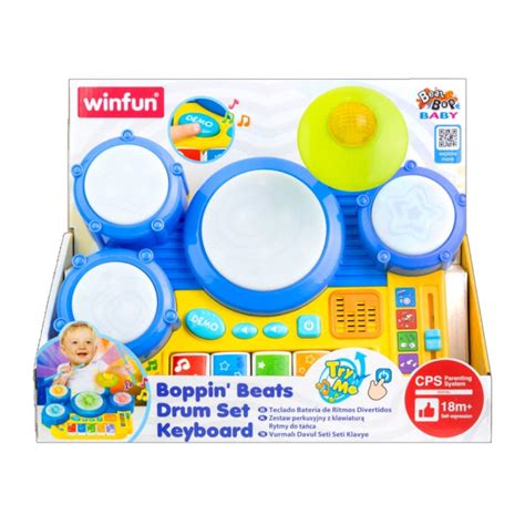 Winfun Boppin' Beats Drum Set Keyboard — Toycra