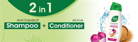 Buy Nyle Naturals Anti Dandruff 2 In1 Shampoo With Active Conditioner ...