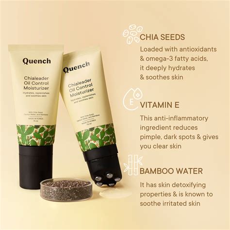 Oil Control Moisturizer with Chia… – Quench Botanics