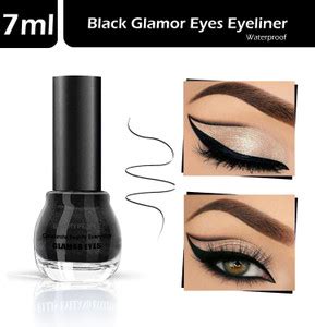 COLOR FLAME Glamor Eyes Waterproof & Smudge Liquid Eyeliner 7 ml ...
