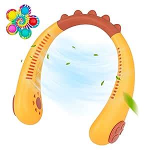 ICEBIRDS Portable Neck Fan for Kids 2021 New Bladeless Fan, USB ...