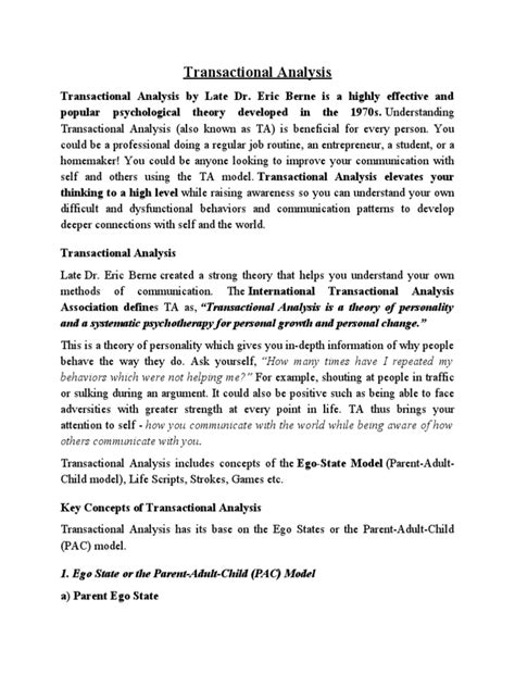 Life Scripts Transactional Analysis 的图像结果