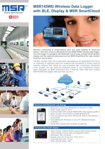 Datalogger MSR145 Datasheet - MSR Electronics GmbH - PDF Catalogs ...