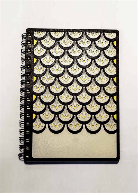Get Scallop Floral Detail MDF Notebook A5 at ₹ 675 | LBB Shop