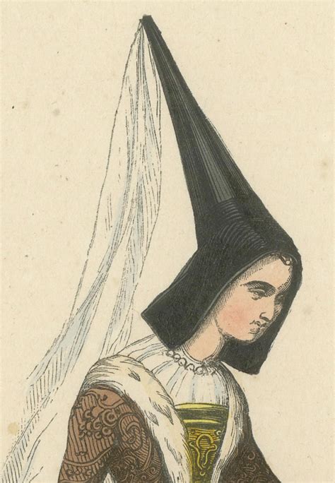 Elegance of the Past: Margaret of York in 'Costume du Moyen Âge', 1847 ...