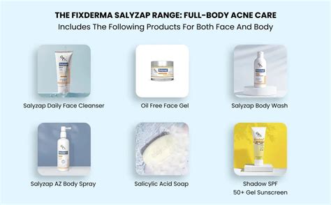 Fixderma Salyzap Range-The Best Body Acne Treatment Range – Fixderma ...