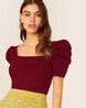 Buy Maroon Tops for Women by Wedani Online | Ajio.com