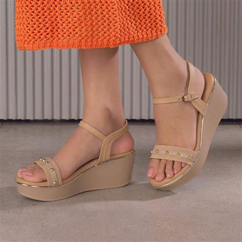 Buy Beige Women's Wedges - The Conq Beige | Tresmode