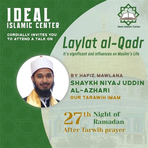Upcoming Events/Programming | Ideal Islamic Center - Warren Michigan