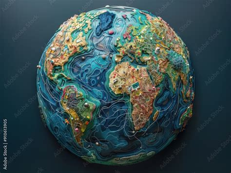 Earth Map 的图像结果