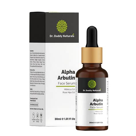 Dr. Daddy Naturals 2% Alpha Arbutin Daily Brightening Serum, Skin ...