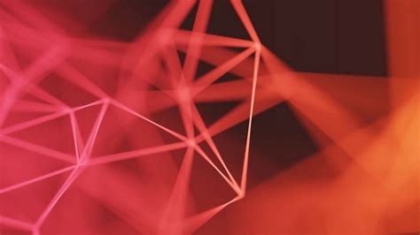 Wallpaper structure, network, connections, lines, red hd, picture, image