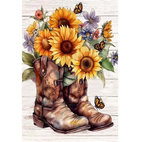 Buy ZQEATRY Boot Diamond Painting Kits for Adults,5D Butterfly ...
