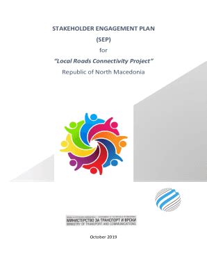 Fillable Online Stakeholder Engagement Plan (SEP) for the Local Roads ...