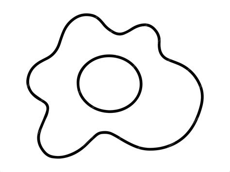 Sunny Side Up Egg Coloring Page