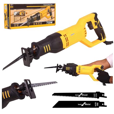 Homdum Reciprocating saw machine Heavy Duty Professional Sabre Saw 750W ...
