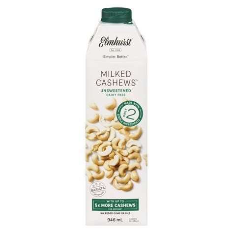 Elmhurst Milked Cashews - Unsweetened Stong's Market