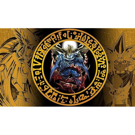 Buy Yu Gi Oh! Egyptian Gods & Yami Yugi Custom Playmat Anime Playmat ...