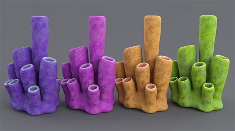 3D Coral Tubes - TurboSquid 1478549