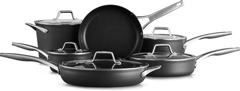Calphalon Nonstick 10 Piece Cookware Set 的图像结果